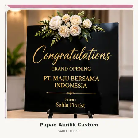 Papan Bunga Akrilik Rs Fatmawati